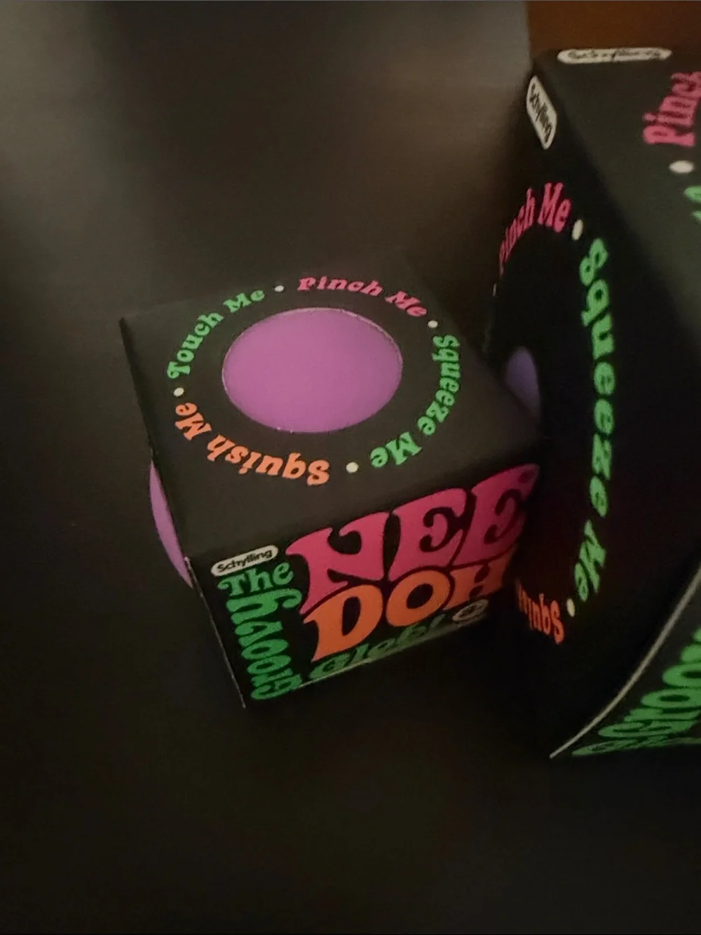 Schylling Super NeeDoh Groovy Globe – Purple Stress Toy